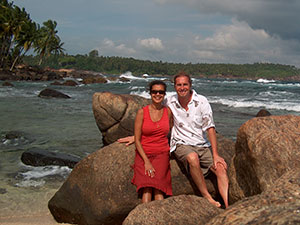 Sharon and Henry - most southern point of South Asia